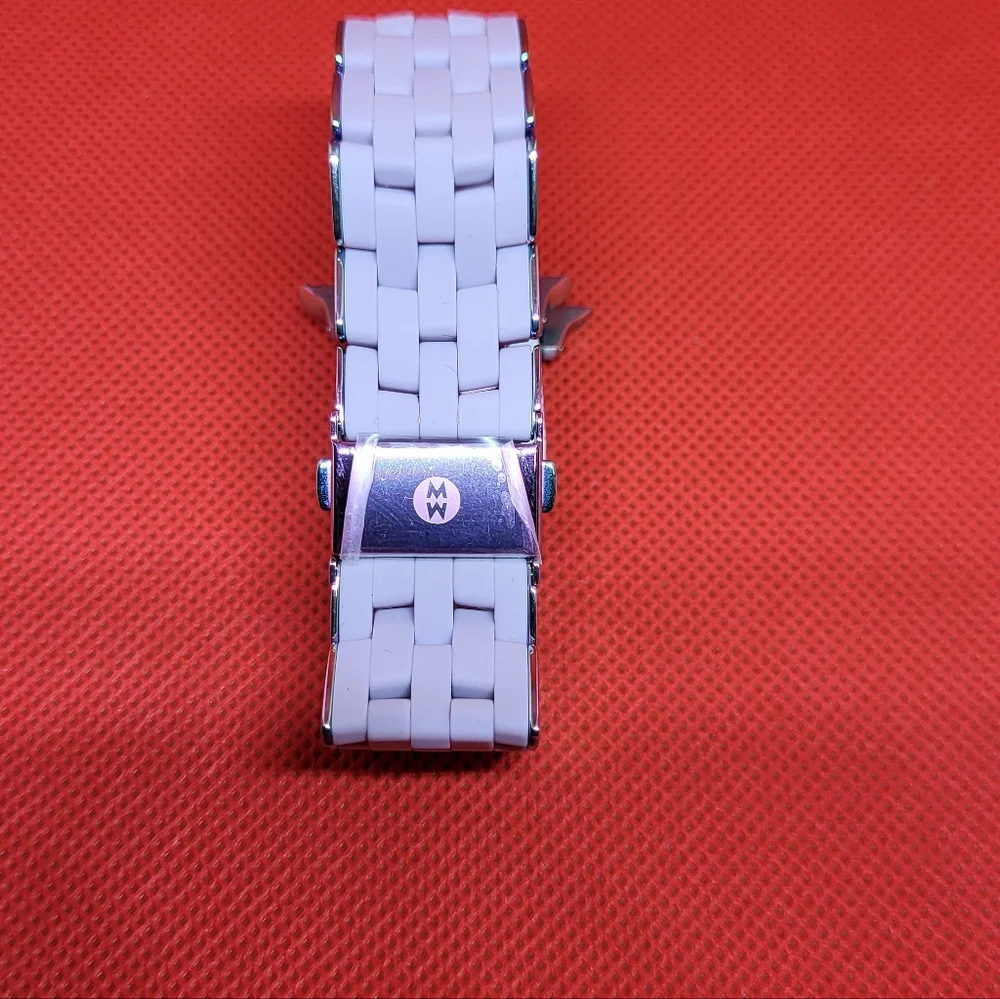 Michele Lilac Silicone Apple Watch Band. New, Not Original Box.#33